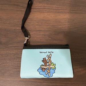 {Vermont Selfie} moose coin purse wristlet